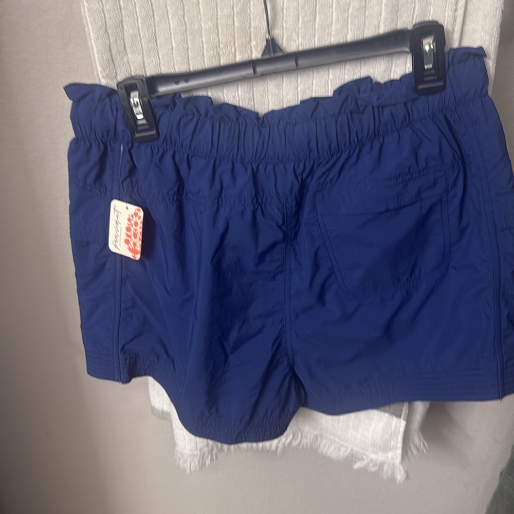 Free people Deep Blue Skort with Waist Tie - Picture 4 of 9